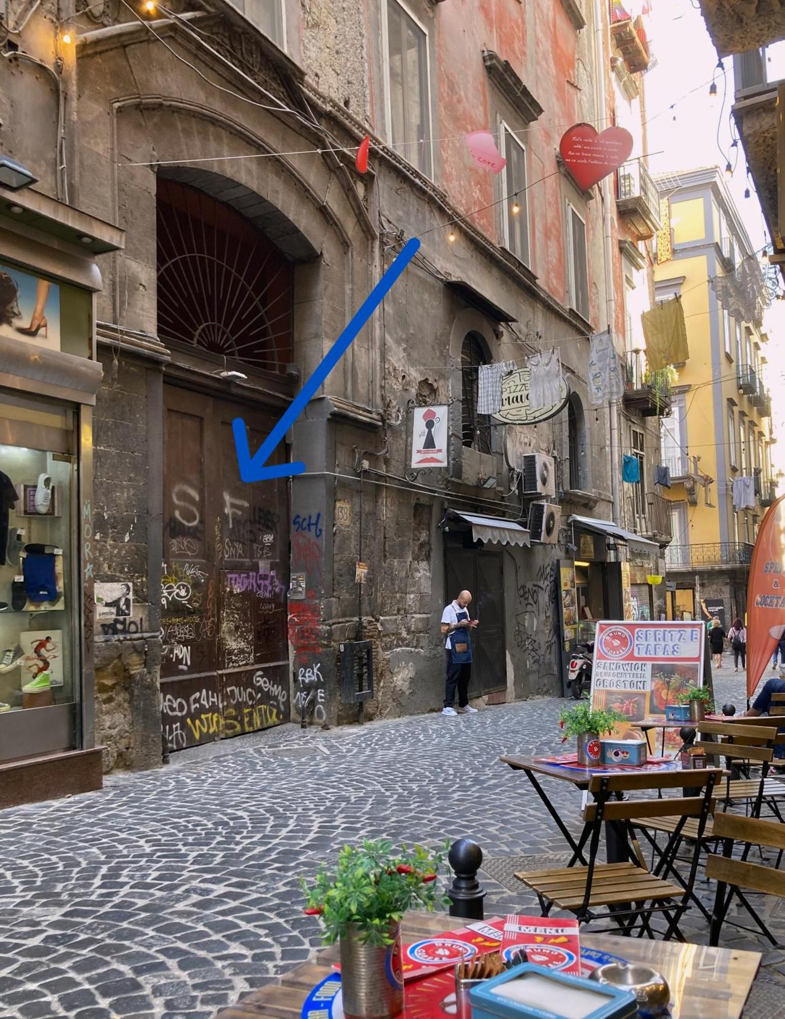 La Casa Blu Nel Cuore Storico Di Napoli 外观 照片