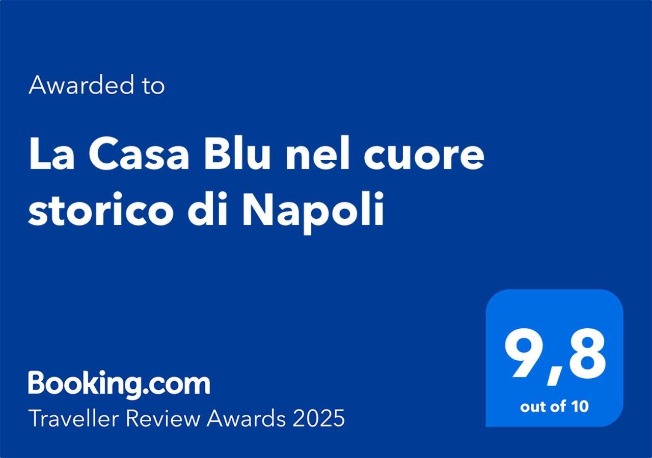 La Casa Blu Nel Cuore Storico Di Napoli 外观 照片